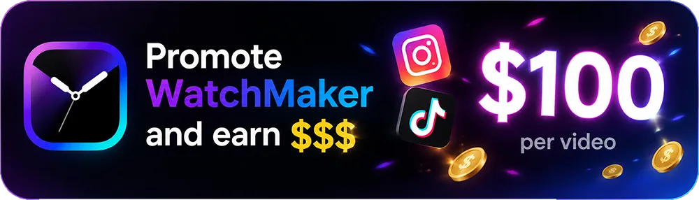 Promote WatchMaker and earn — creator rewards